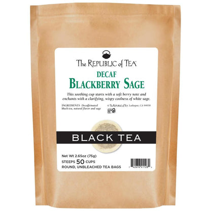 Decaf Blackberry Sage Black Tea Bags
