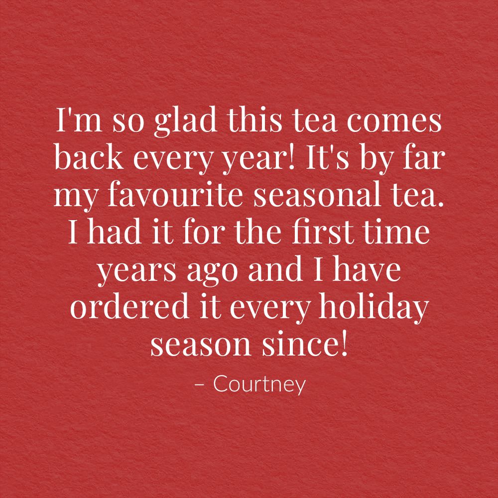 Comfort and Joy Black Tea Bags