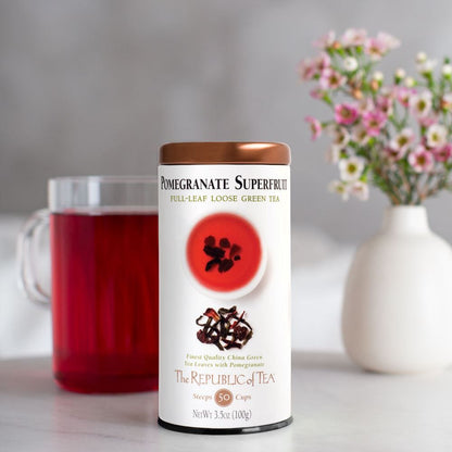 Pomegranate Green Tea Full-Leaf Tea