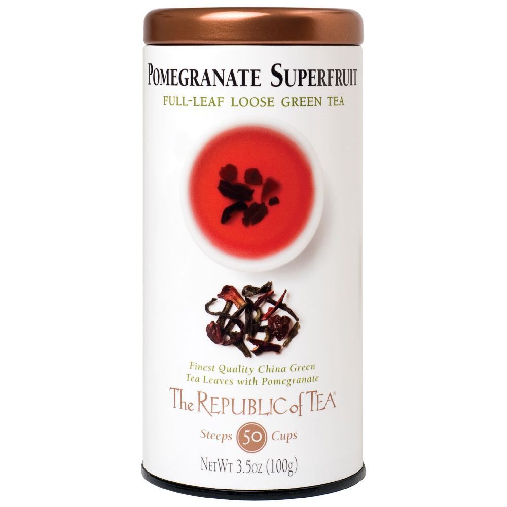 Pomegranate Green Tea Full-Leaf Tea – The Republic of Tea