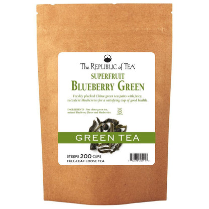 Blueberry Green Tea Full-Leaf Loose Tea