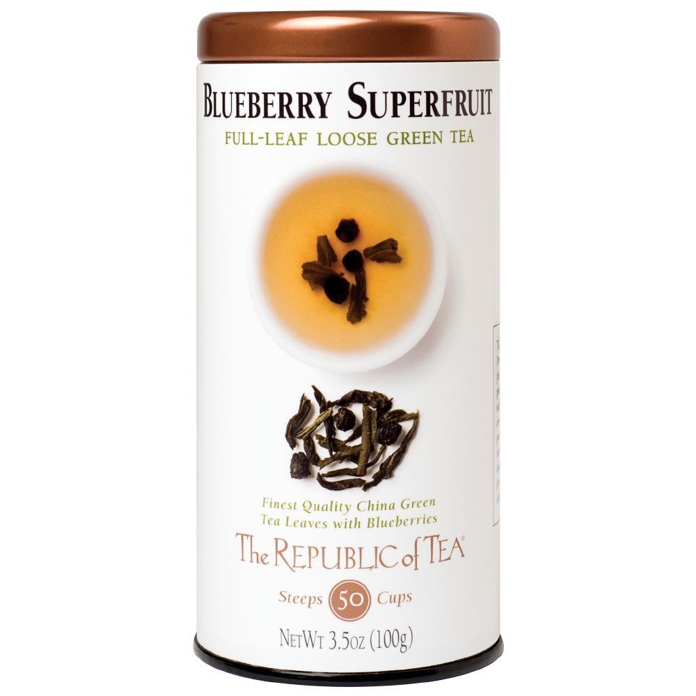 Blueberry Green Tea Full-Leaf Loose Tea