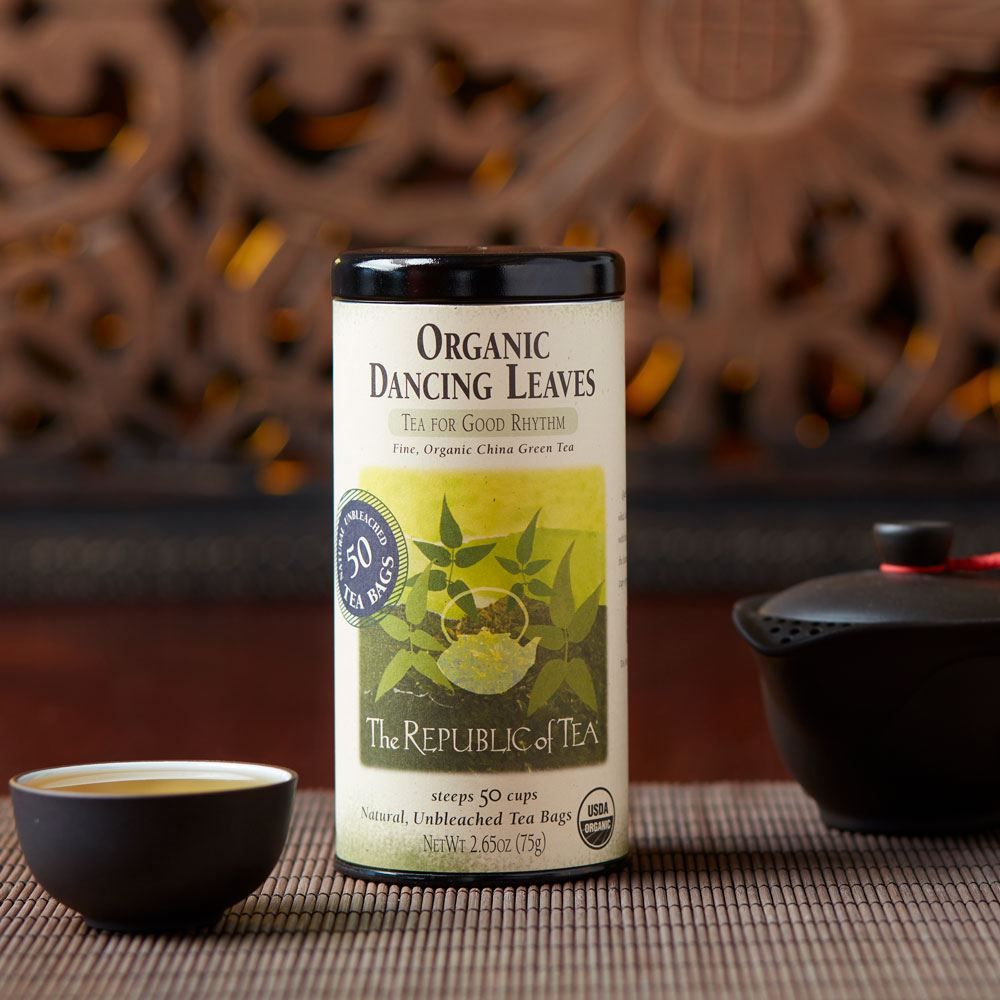 Organic Dancing Leaves Green Tea Bags