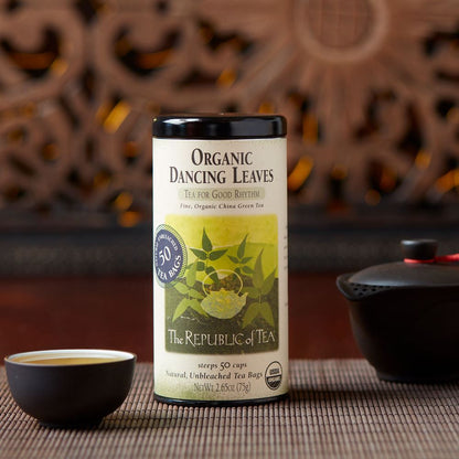 Organic Dancing Leaves Green Tea Bags
