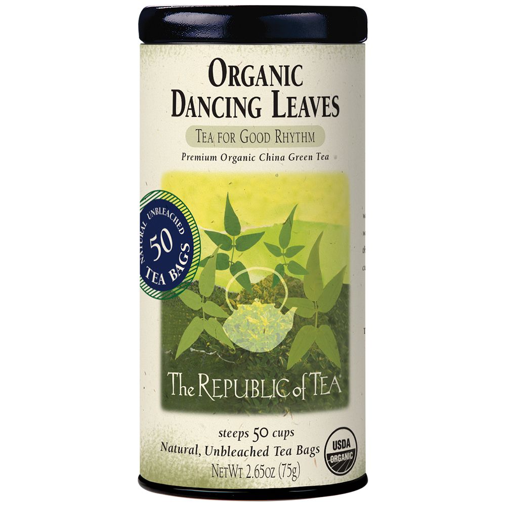 Organic Dancing Leaves Green Tea Bags