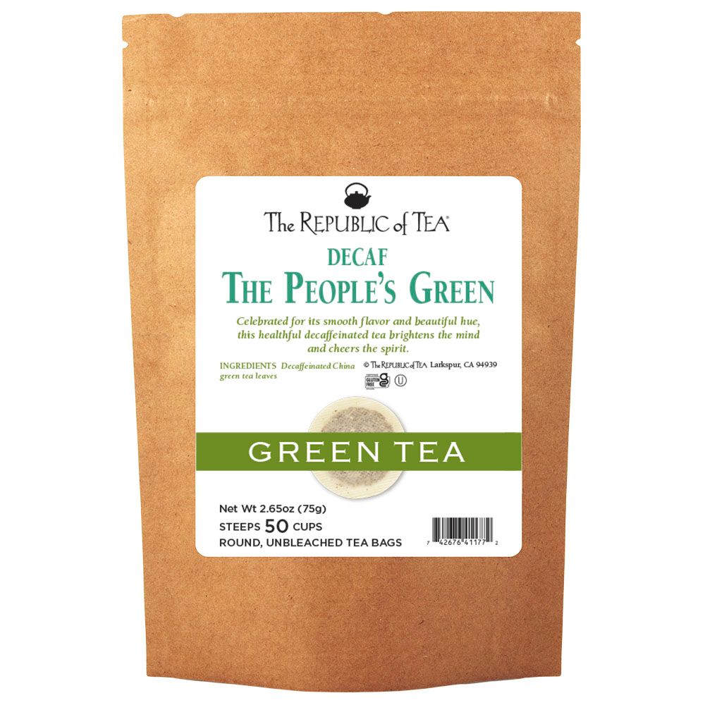 Decaf The People's Green Tea Bags