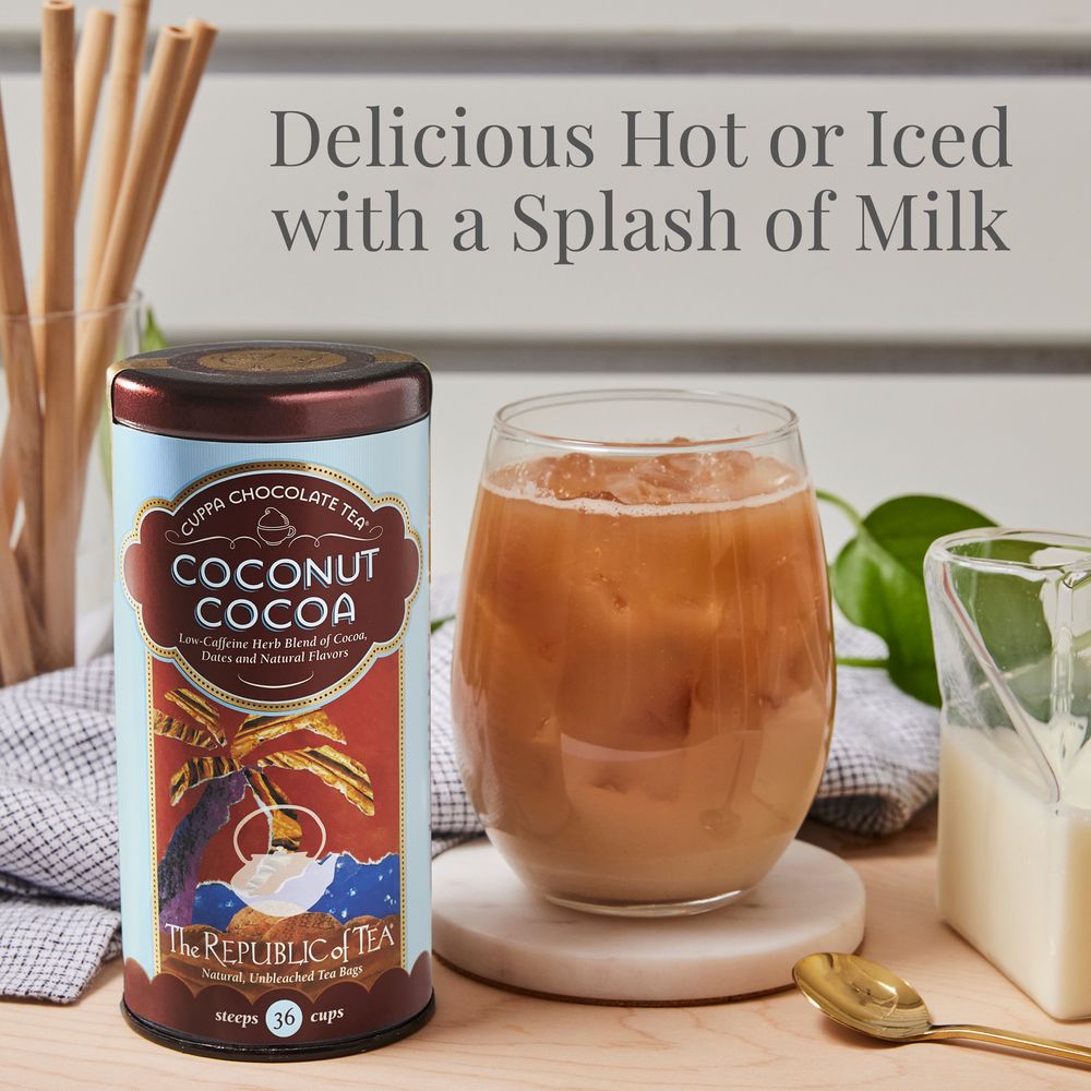 Coconut Cocoa Cuppa Chocolate Tea Bags – The Republic of Tea