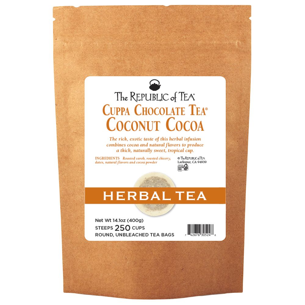 Coconut Cocoa Cuppa Chocolate Tea Bags – The Republic of Tea