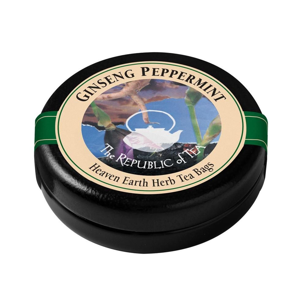 Ginseng Peppermint Herbal Tea Bags