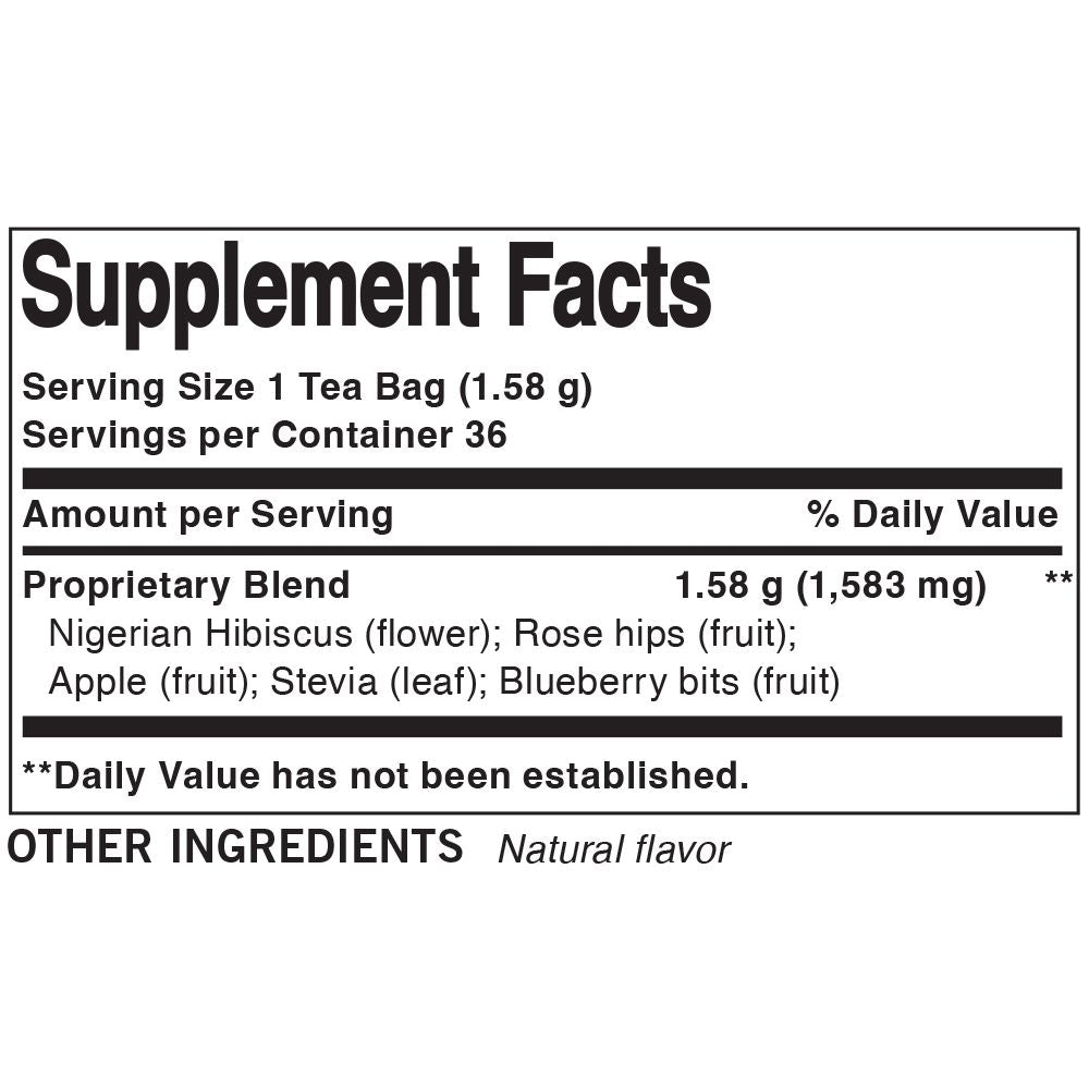 Hibiscus Blueberry Tea Bags