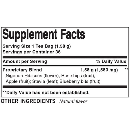 Hibiscus Blueberry Tea Bags