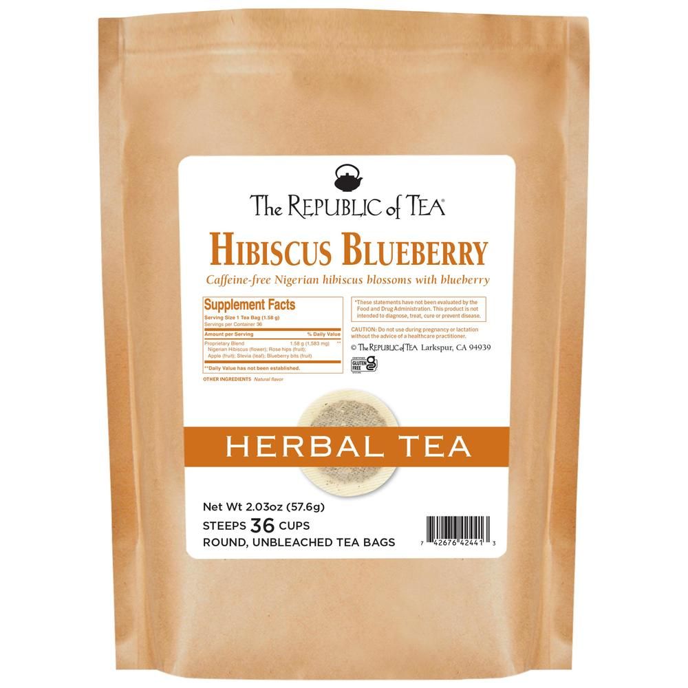 Hibiscus Blueberry Tea Bags