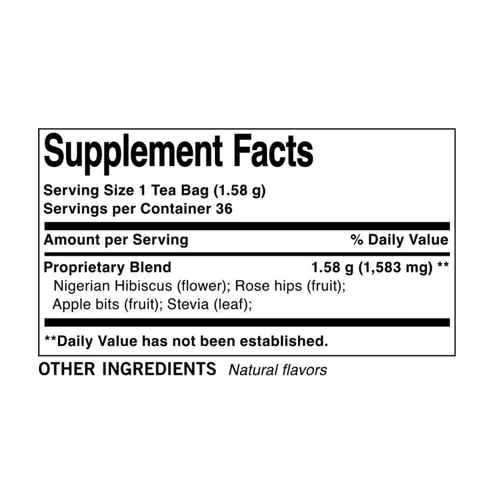 Hibiscus Vanilla Apple Tea Bags