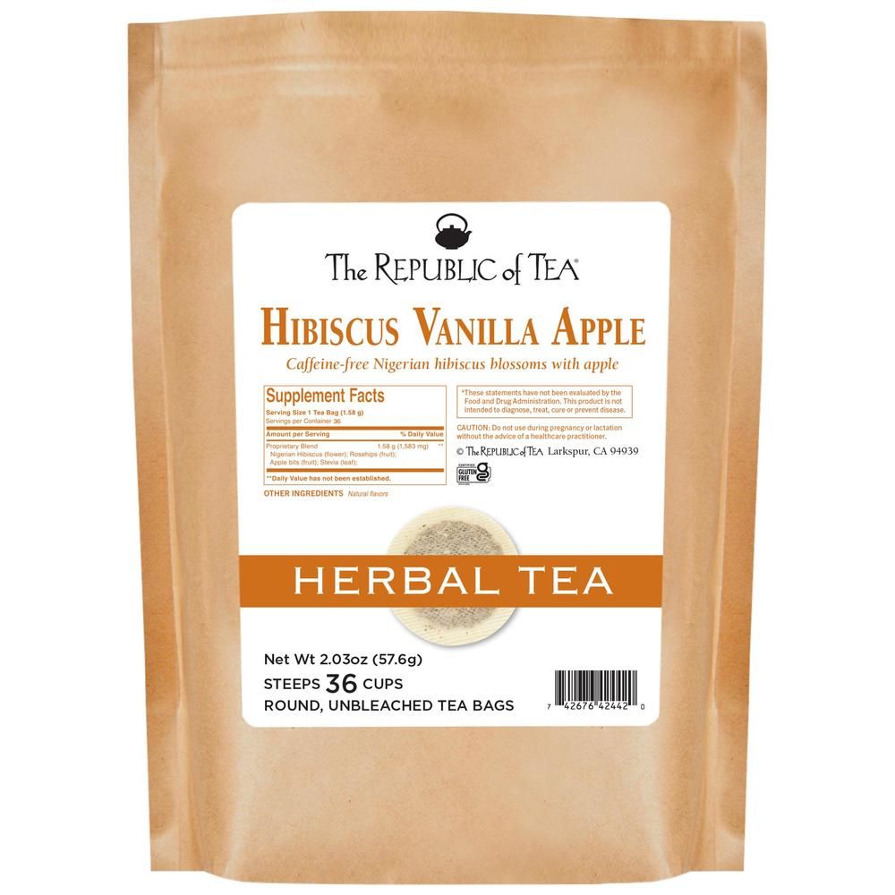 Hibiscus Vanilla Apple Tea Bags