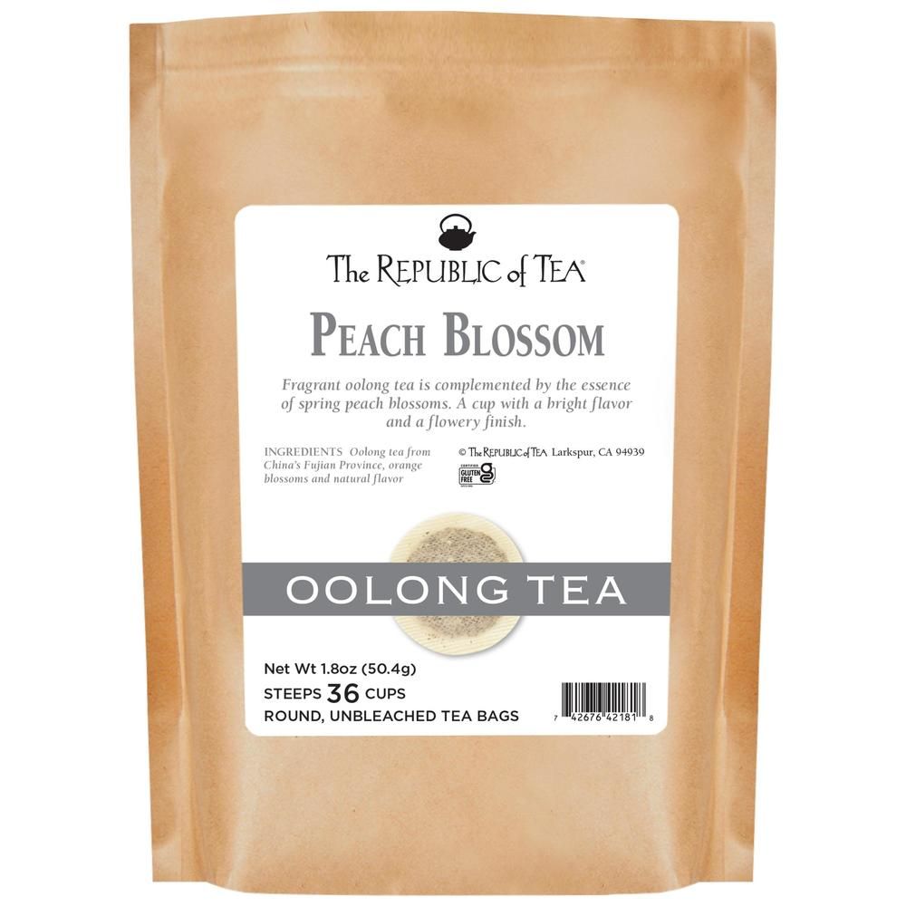 Peach Blossom Oolong Tea Bags