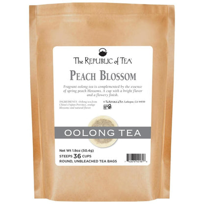 Peach Blossom Oolong Tea Bags