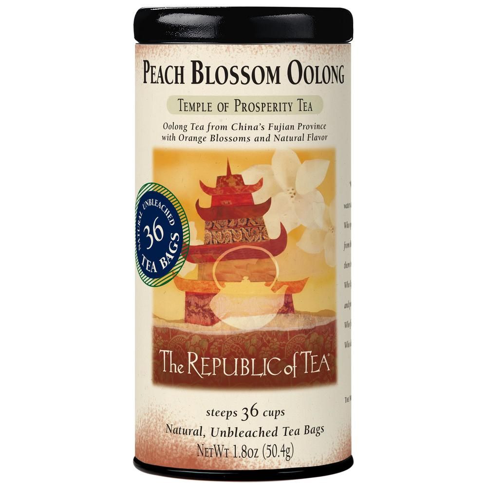 Peach Blossom Oolong Tea Bags