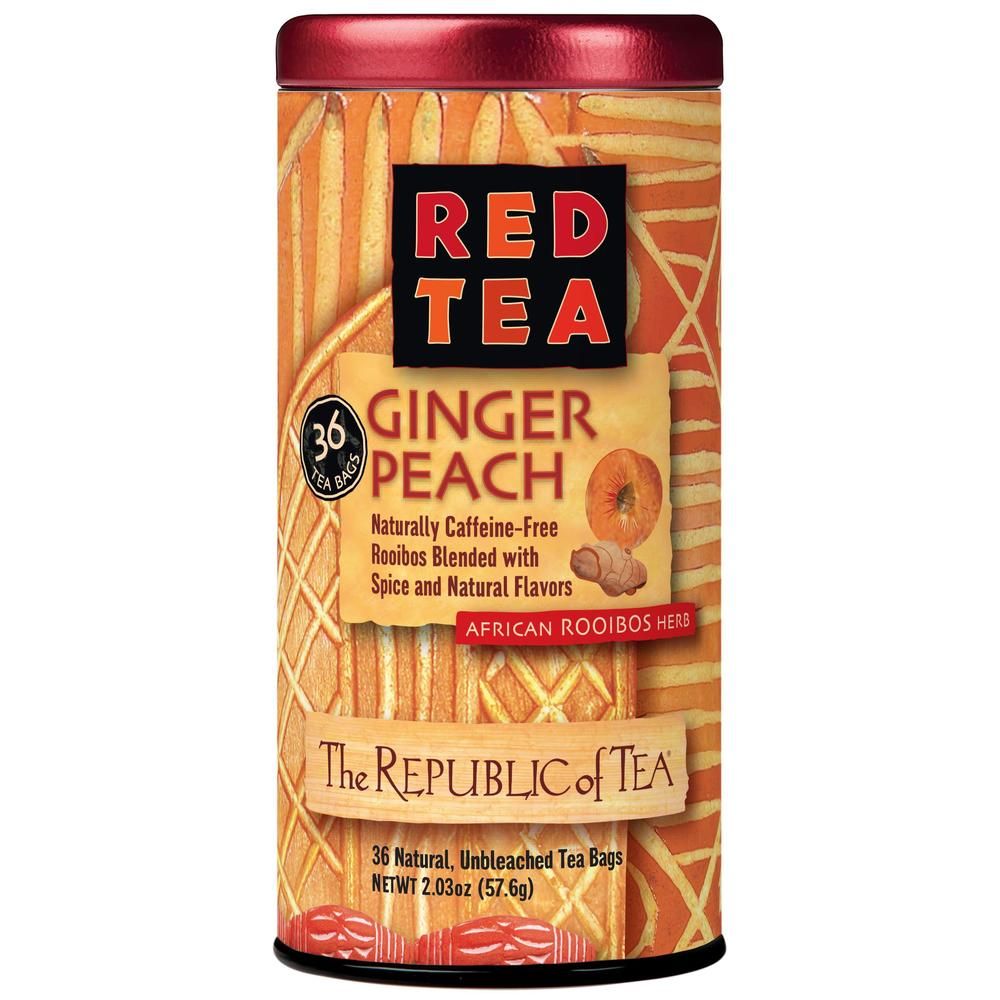 Ginger Peach Red Tea Bags