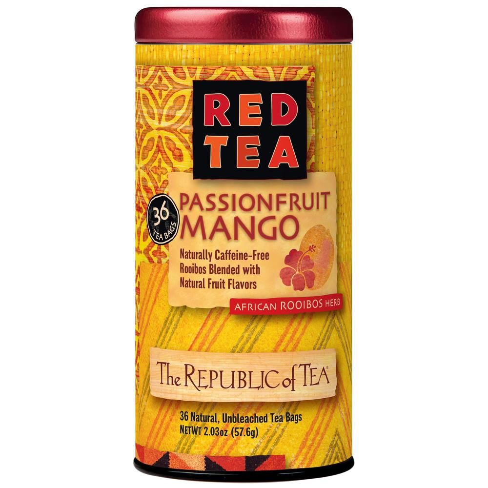 Red Tea Pg Passionfruit Mango Red Tea Bags – The Republic of Tea