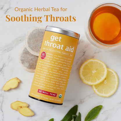 Get Throat Aid® - Herb Tea for Soothing Throats