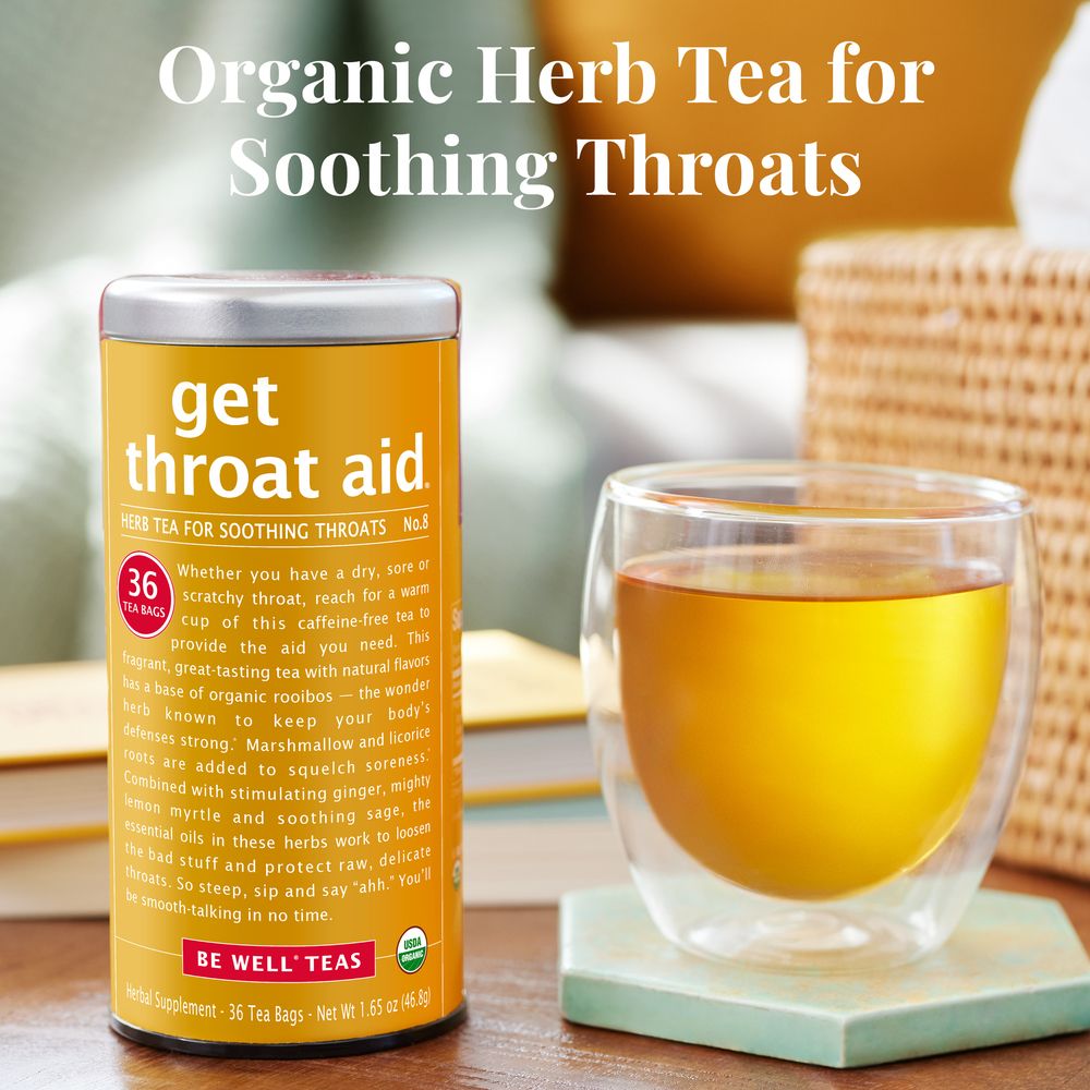 Get Throat Aid® - Herb Tea for Soothing Throats