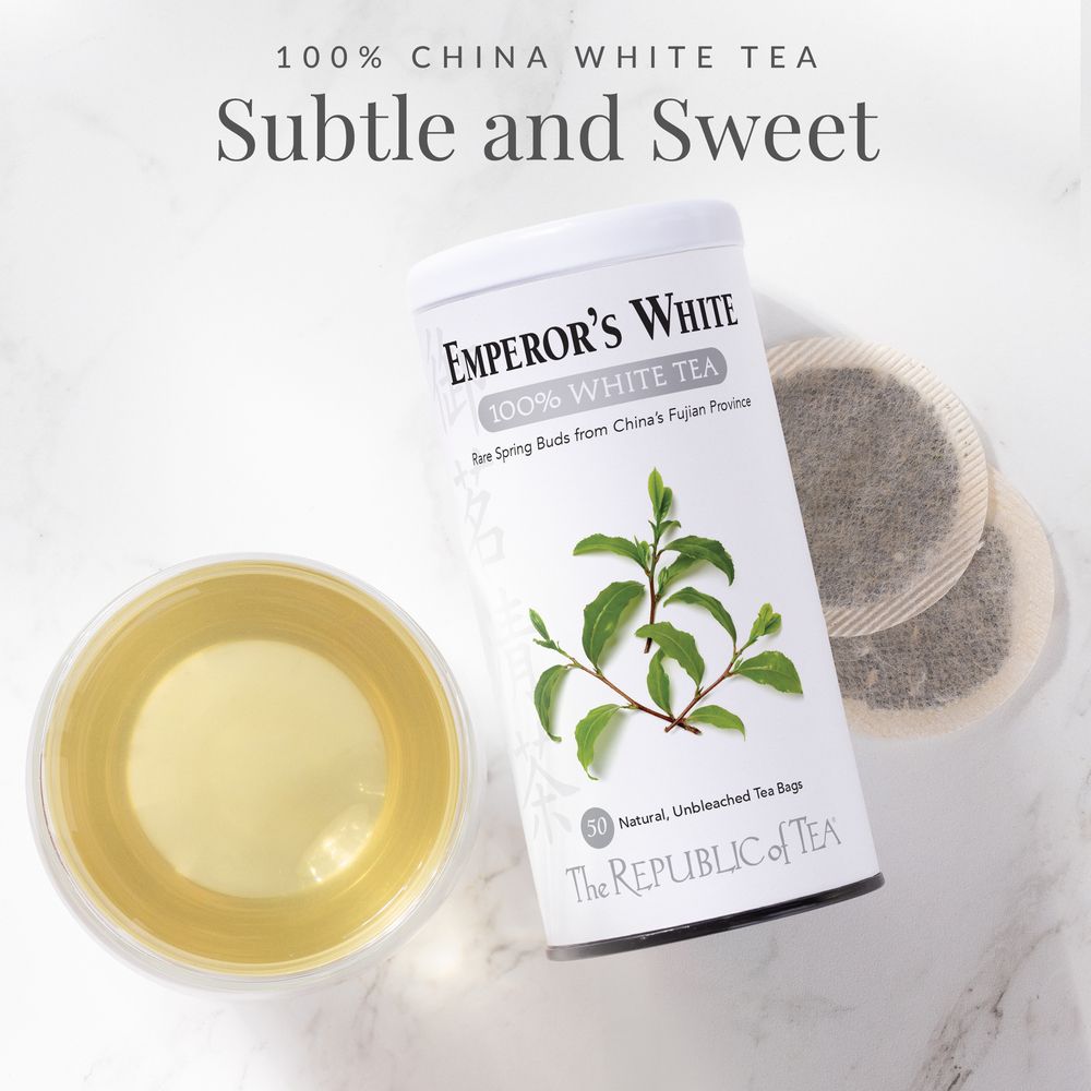 Emperor's 100% White Tea Bags – The Republic of Tea
