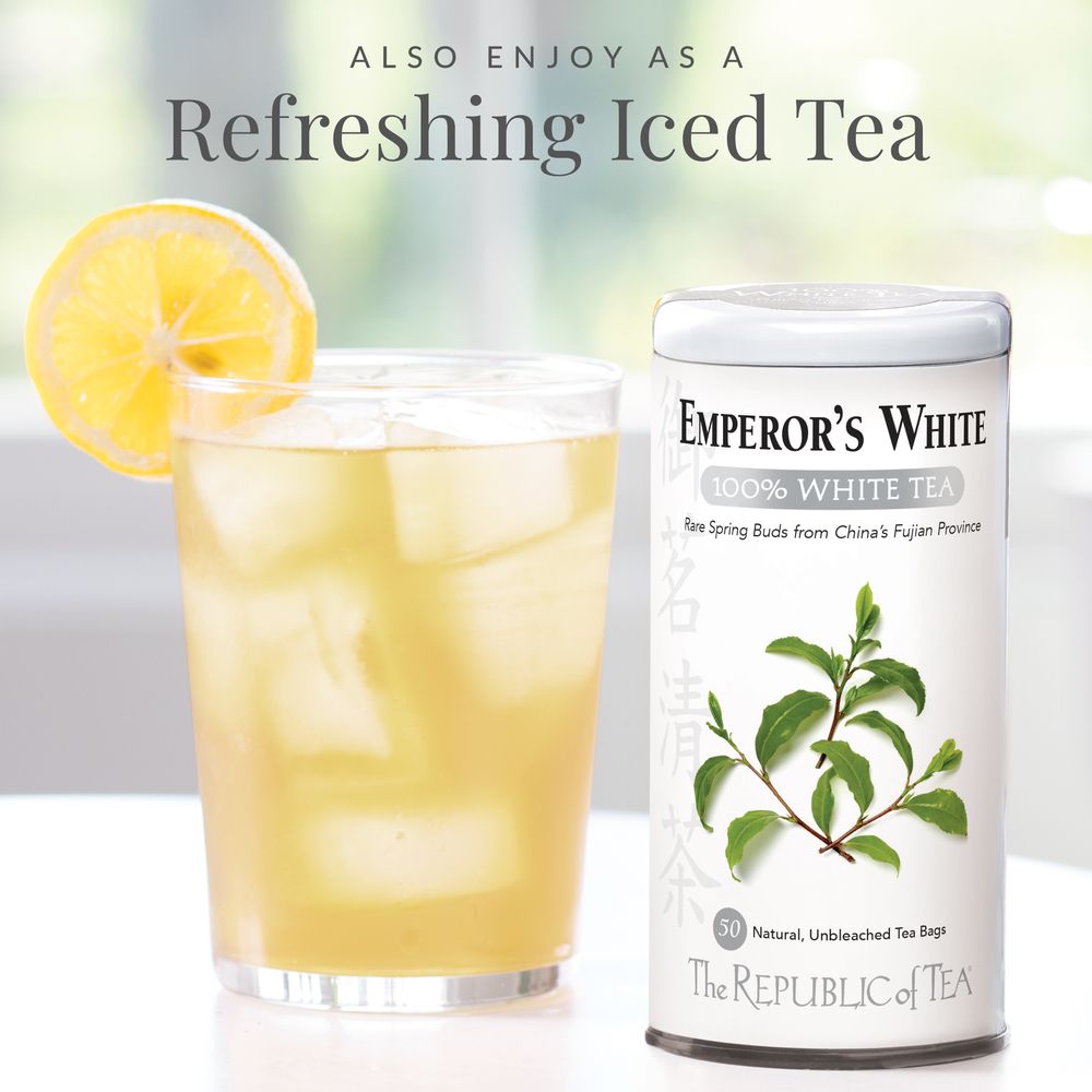 Emperor's 100% White Tea Bags – The Republic of Tea