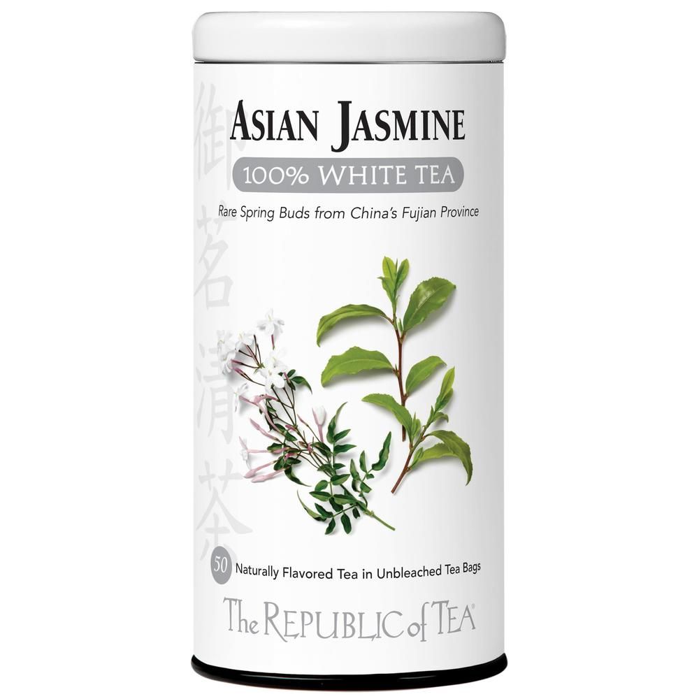 Asian Jasmine 100% White Tea Bags – The Republic of Tea