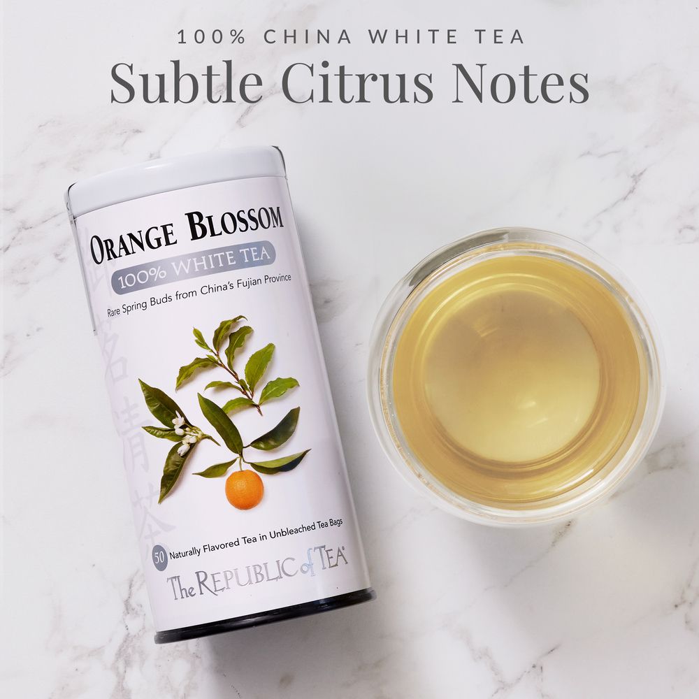 Orange Blossom 100% White Tea Bags – The Republic of Tea