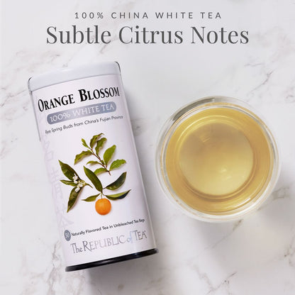 Orange Blossom 100% White Tea Bags