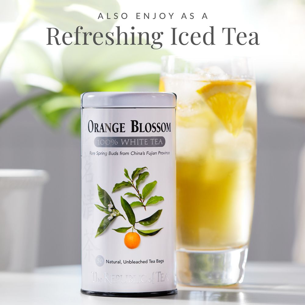 Orange Blossom 100% White Tea Bags – The Republic of Tea