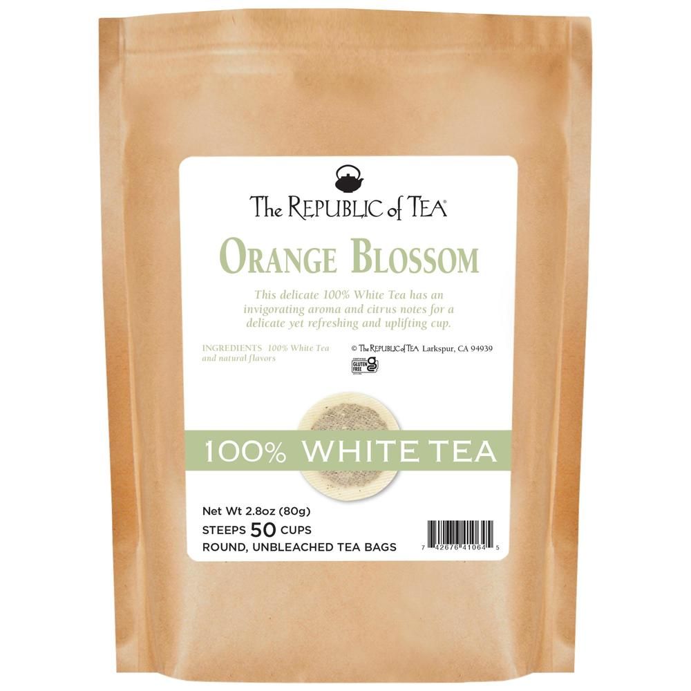 Orange Blossom 100% White Tea Bags