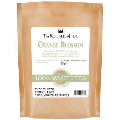 Orange Blossom 100% White Tea Bags