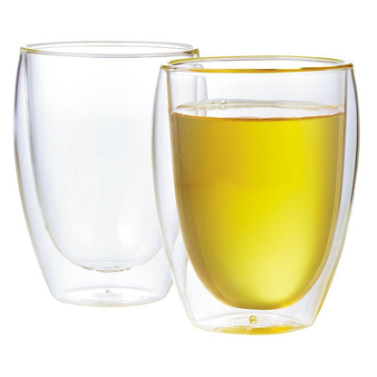 12 oz Pavina Double Wall Glass Cups