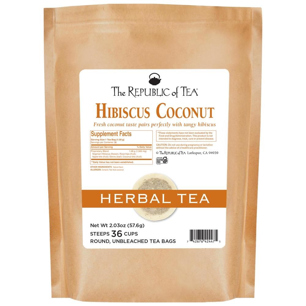 Hibiscus Coconut Tea Bags
