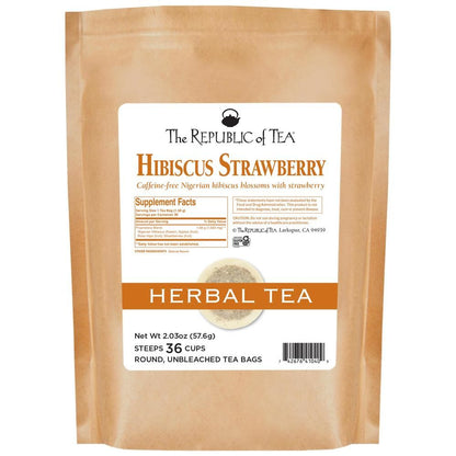 Hibiscus Strawberry Tea Bags