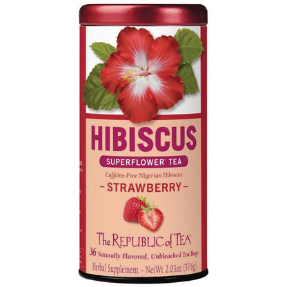 Hibiscus Strawberry Tea Bags
