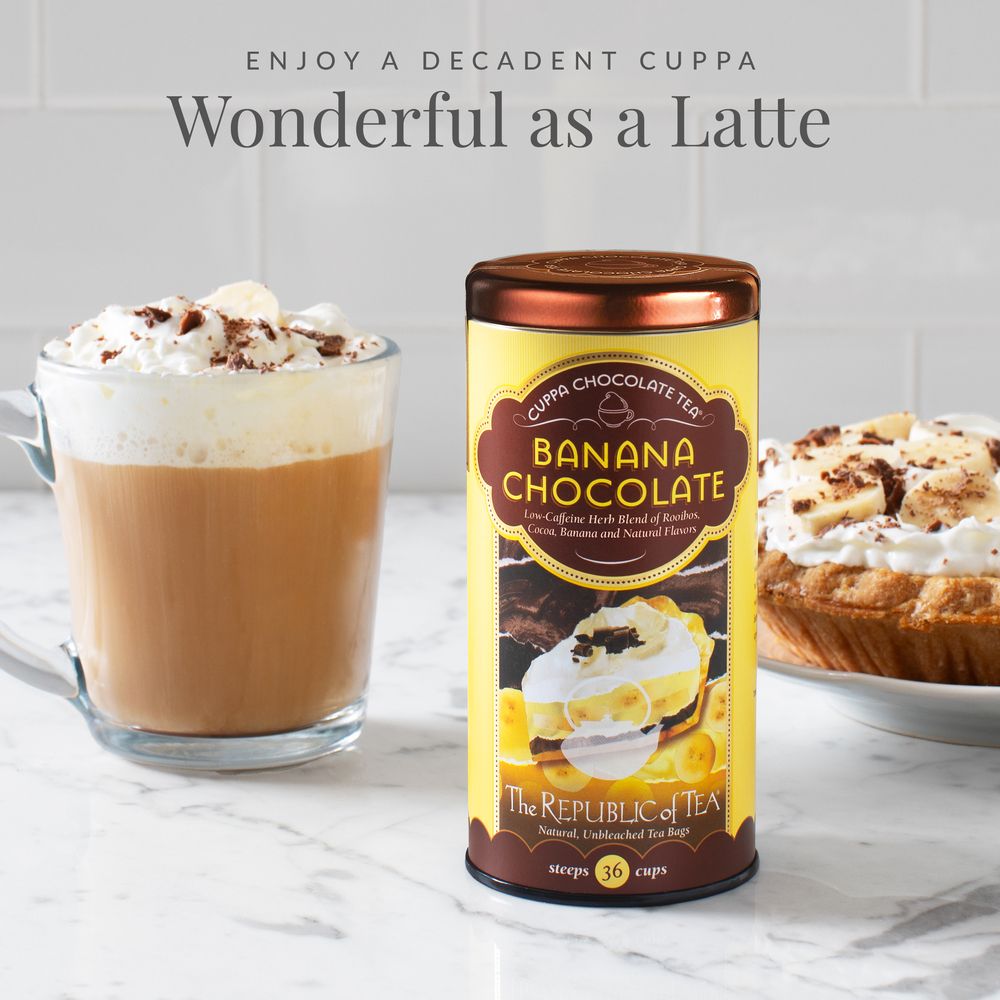 Banana Cuppa Chocolate Tea Bags – The Republic of Tea