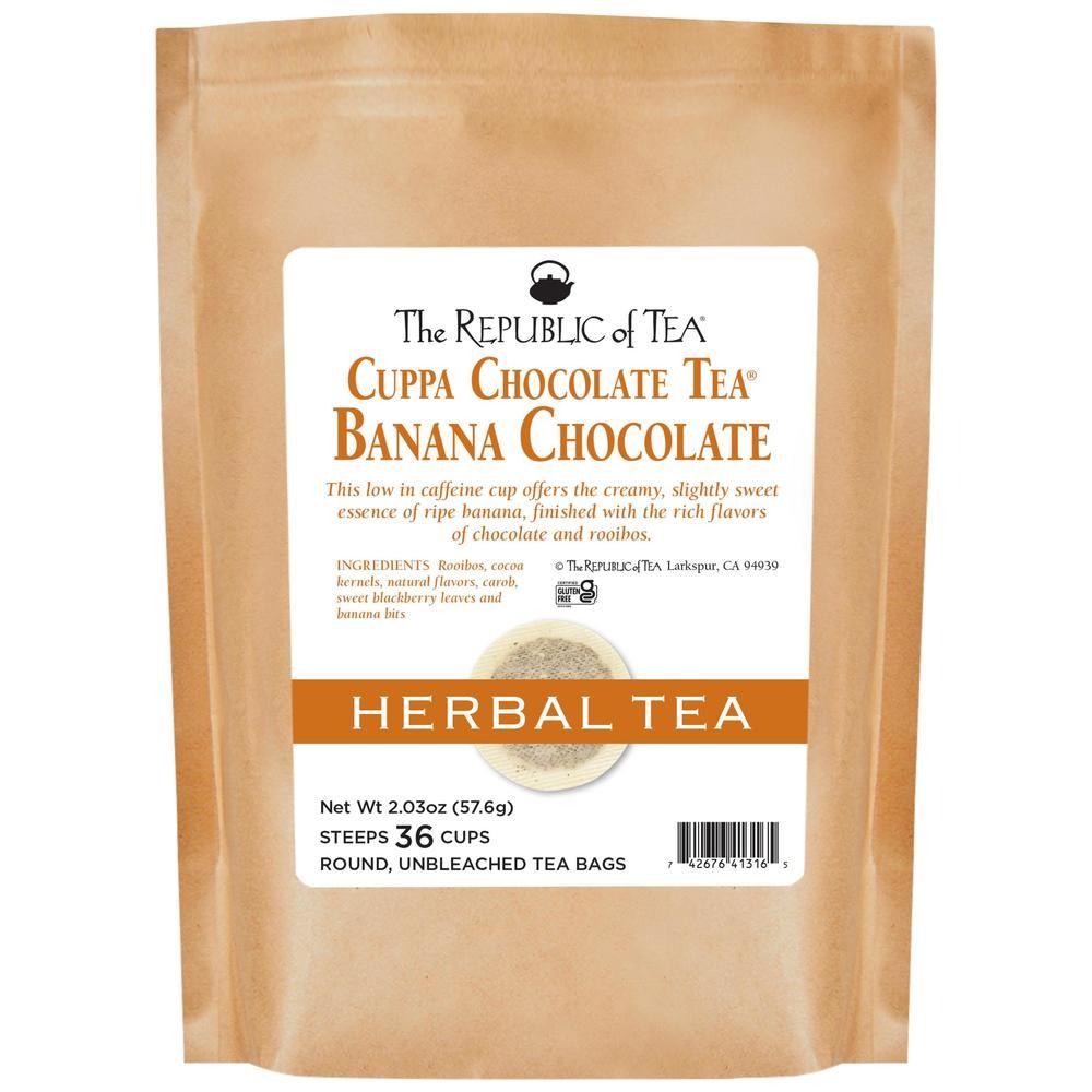 Banana Cuppa Chocolate Tea Bags – The Republic of Tea