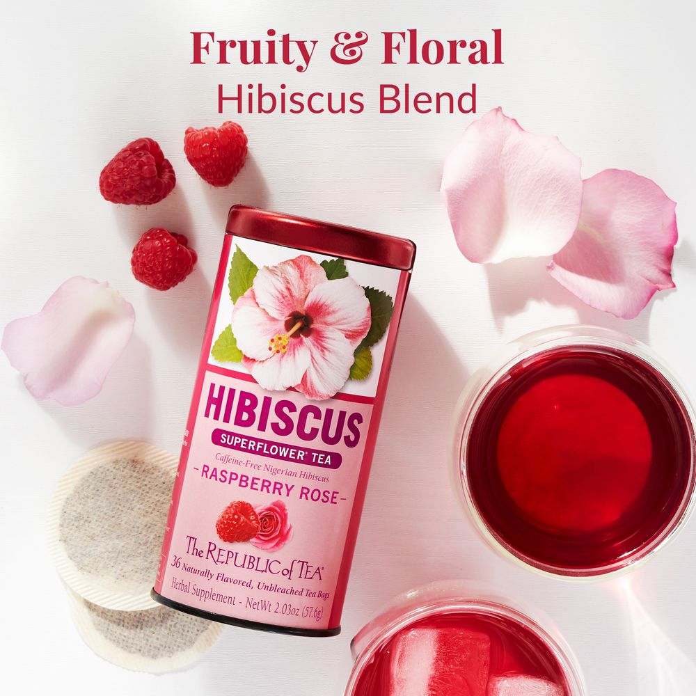 Raspberry Rose Hibiscus Tea Bags