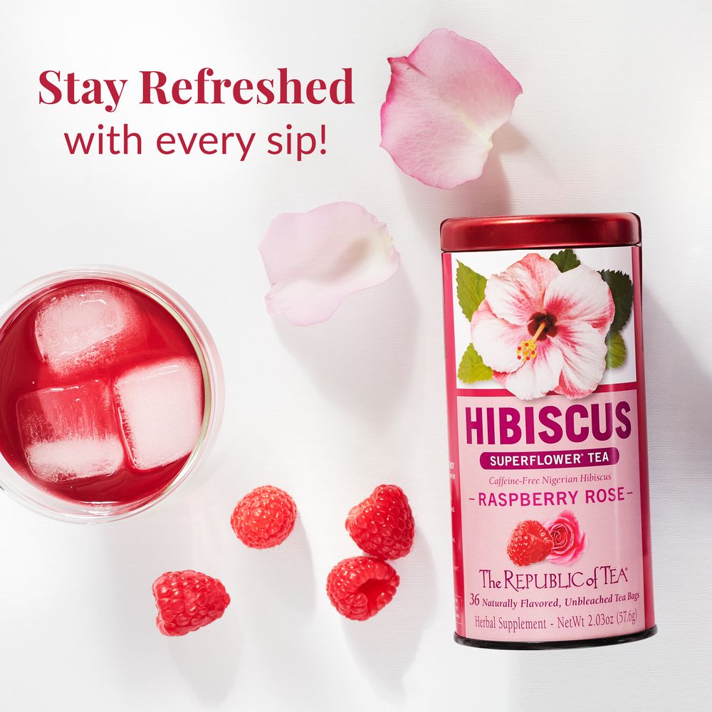 Raspberry Rose Hibiscus Tea Bags