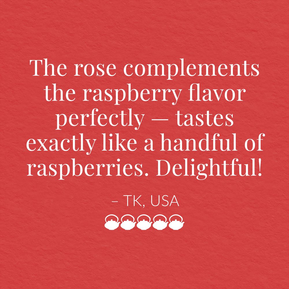 Raspberry Rose Hibiscus Tea Bags