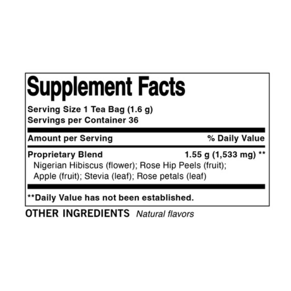 Raspberry Rose Hibiscus Tea Bags