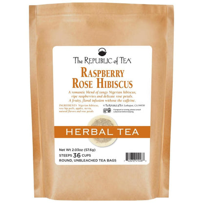 Raspberry Rose Hibiscus Tea Bags