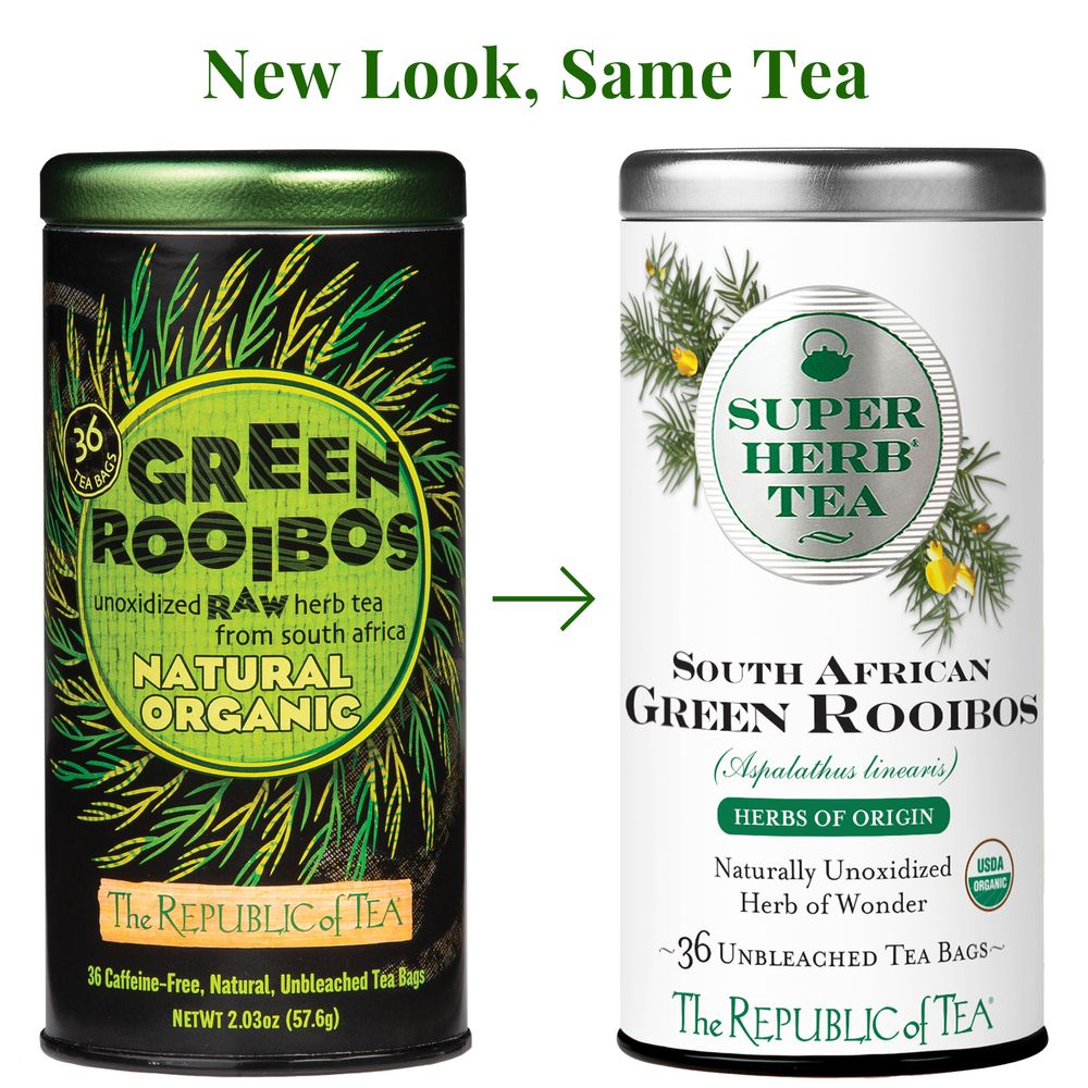 Organic South African Green Rooibos SuperHerb® Herbs of Origin Tea Bags
