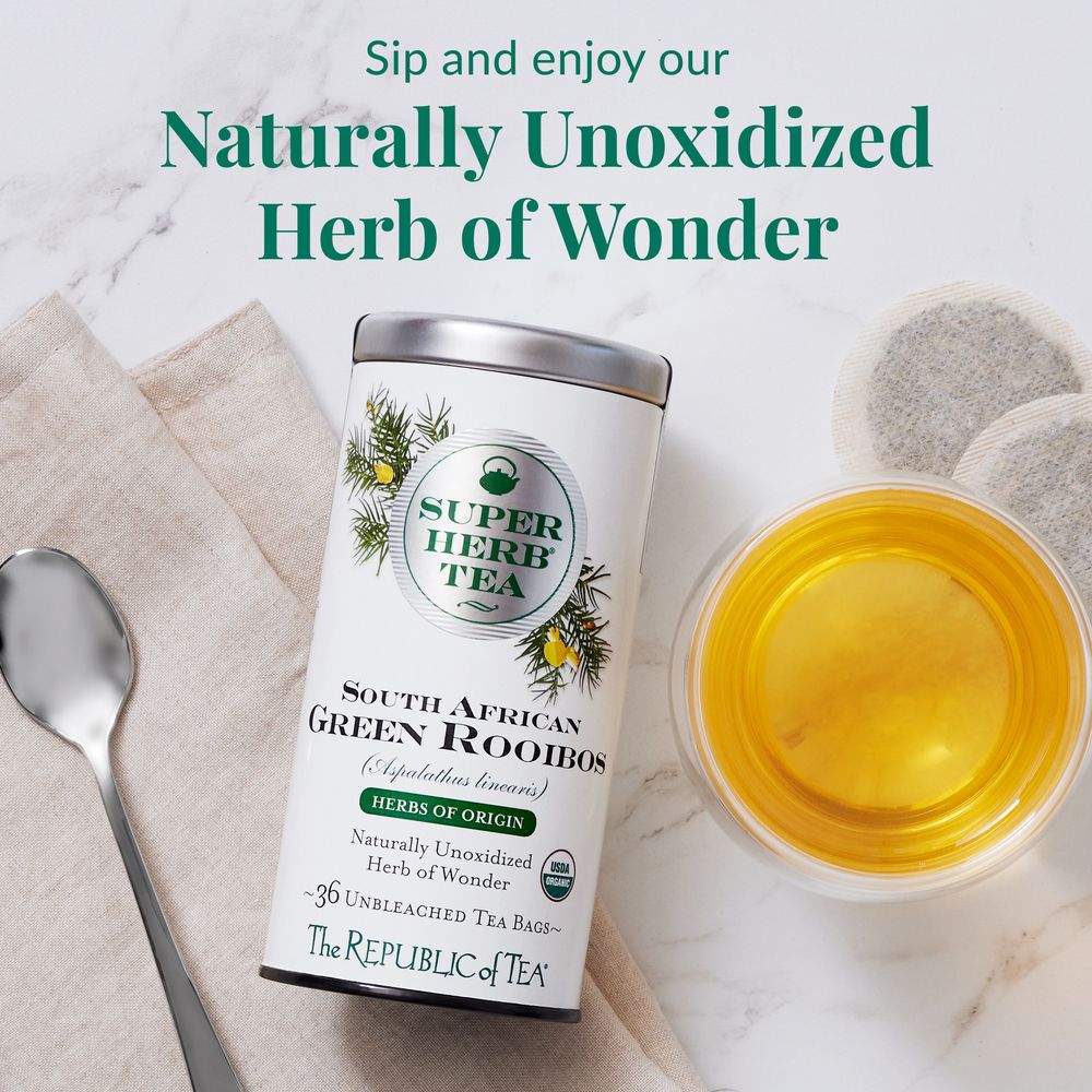 Organic South African Green Rooibos SuperHerb® Herbs of Origin Tea Bags