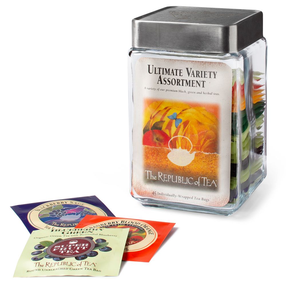 Ultimate Variety Tea Bag Assortment Jar