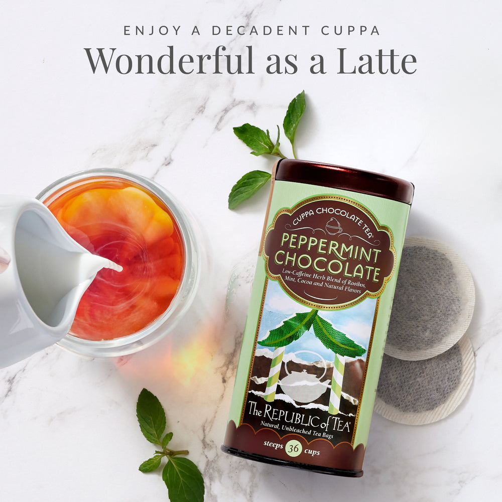 Peppermint Chocolate Tea Bags  The Republic of Tea