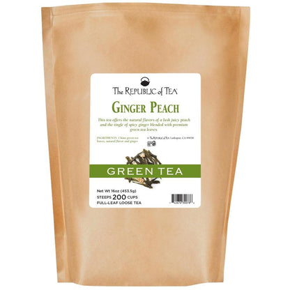 Ginger Peach Green Full-Leaf Tea