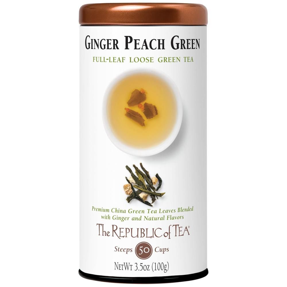 Ginger Peach Green Full-Leaf Tea